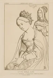 Elizabeth Clere, English Noble Woman, 1495