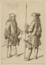 Marshal of Tallard and Mr Laubanie at Camp Before the Battle of Landau, November 1703