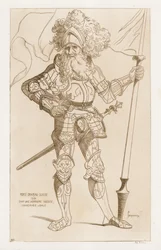 Porte drapeau Suisse, 1391