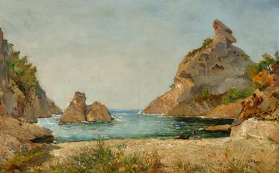 View of the Cove of Figuerolles, La Ciotat