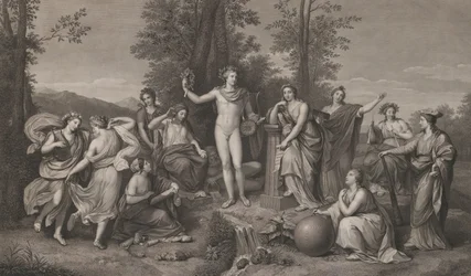 Apollo and the Muses on Parnassus, 1784