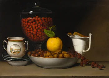 Still Life - Strawberries, Nuts, etc., 1822