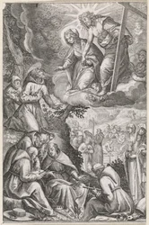 Christ and the Virgin Mary Appear to Saint Francis and His Order