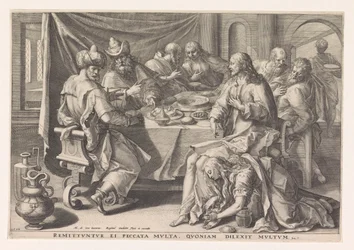 Mary Magdalene Washing the Feet of Christ