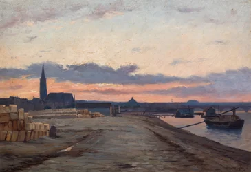 Bordeaux Quays at Sunset