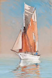 Gabare on the Gironde Estuary