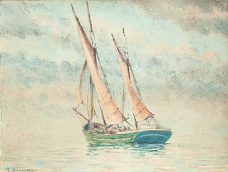 Gabarre on the Gironde Estuary