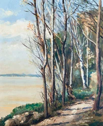 Path by the Gironde estuary, March 16