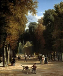 Walk to the Parc de Saint Cloud (detail)
