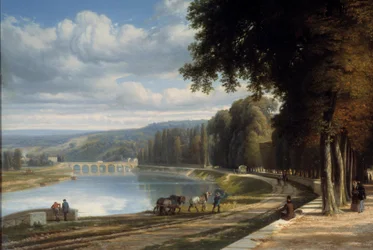 Walk to the Parc de Saint Cloud (detail)