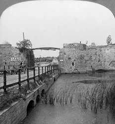 14th Century Ramparts and Lille Gate, Ypres, Belgium, World War I