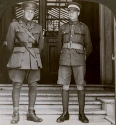 Captain MacDougall, DSO, and Cadet Mullin, two Canadian VCs, World War I
