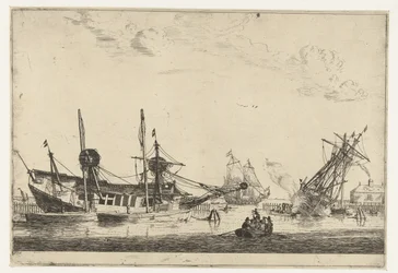 Two Keeled Sailing Ships Thirteen Scenes with Ships (series title)