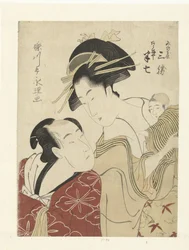 The Lovers Akeneya Hanshichi and Minoya Sankatsu