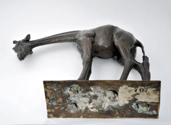 Large Giraffe with Lowered Head, modeled 1909-10, cast before 1913