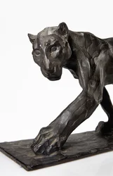 Panther Walking, Rear Leg Raised, c.1904