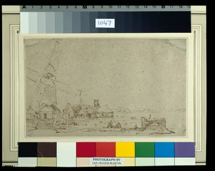 A Windmill and a Group of Houses, c.1652-53
