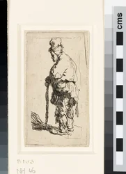 Beggar leaning on a stick, c.1630