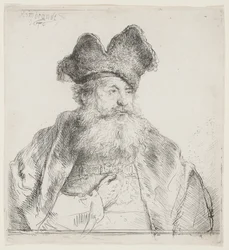 Old Man with a Divided Fur Cap
