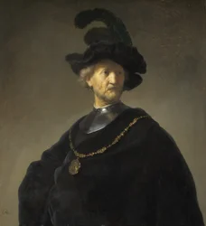 Old Man with a Gold Chain