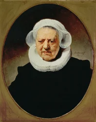 Portrait of Aechje Pesser, Aged 83, Widow of Rotterdam Brewer Jan D