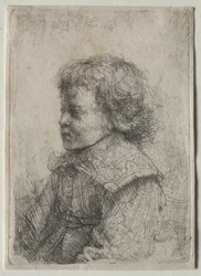 Portrait of a Boy in Profile
