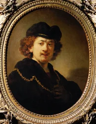 Portrait of the Artist with Cap and Gold Chain