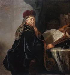 Scholar in His Study