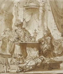 The Degradation of Haman Before Ahasuerus and Esther