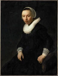 Young Woman Sitting in a Chair