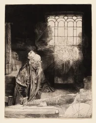 A Scholar in His Study (Faust)