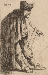 Beggar with His Left Hand Extended