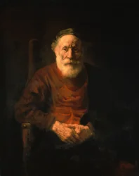 Portrait of an Old Man in Red Robe