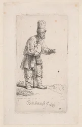 Peasant Leaning on a Stick