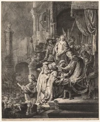 Christ Before Pilate: Large Plate