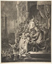 Christ Before Pilate: the large plate, 1636