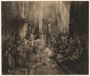 Christ Crucified Between the Two Thieves: The Three Crosses