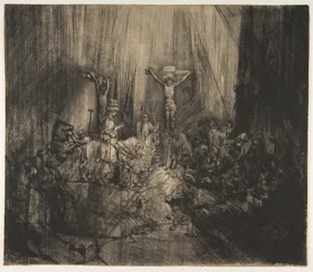 Christ Crucified between the Two Thieves: The Three Crosses