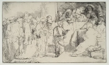 Christ Disputing with the Doctors, a sketch, 1652