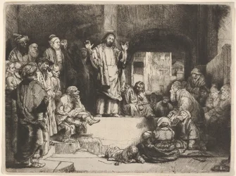 Christ Preaching, Called La Petite Tombe