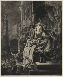 Christ Before Pilate: Large Plate