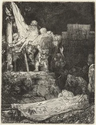 Descent from the Cross by Torchlight
