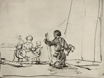 The Holy Family in the Workshop