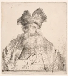 Old Man with Fur Hat