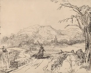 Landscape with Sportsman and Dog