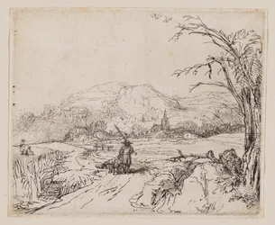 Landscape with Sportsman and Dogs