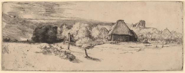 Landscape with Trees, Farm Buildings and a Tower