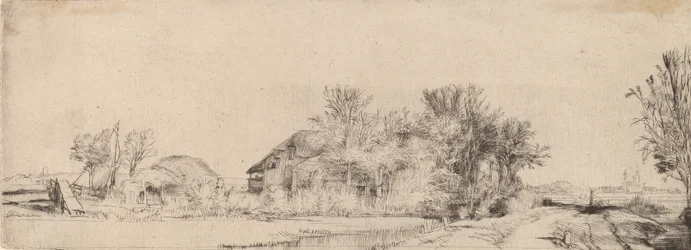 Landscape with a Road beside a Canal