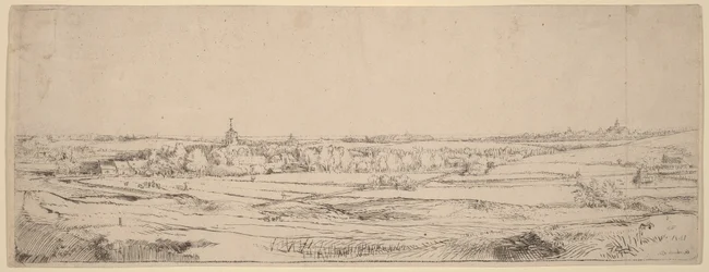 Landscape with a View Toward Haarlem (The Goldweigher