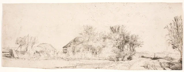 Landscape with a Road Beside a Canal